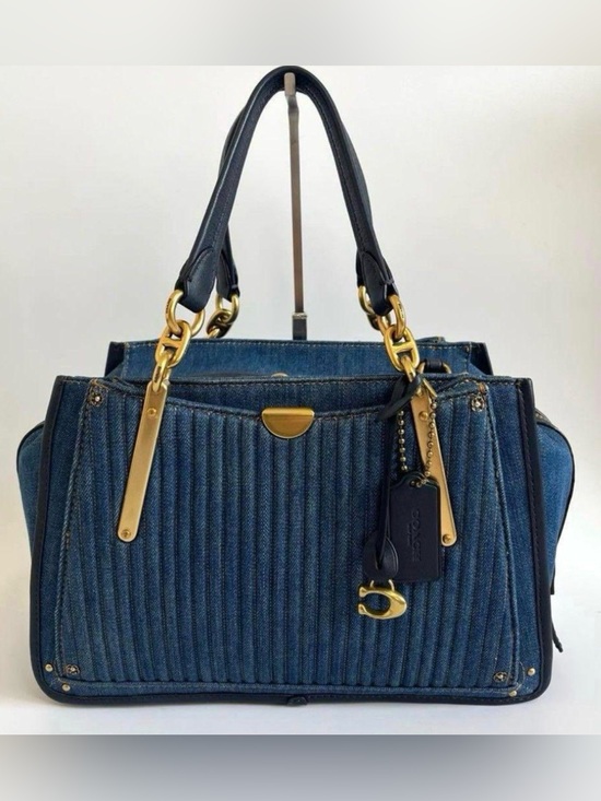 Coach Handbags - Coach Dreamer 36 Quilted Denim EUC